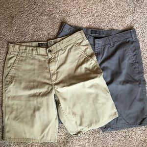 2 PAIR OF Men’s shorts skateboarding durable